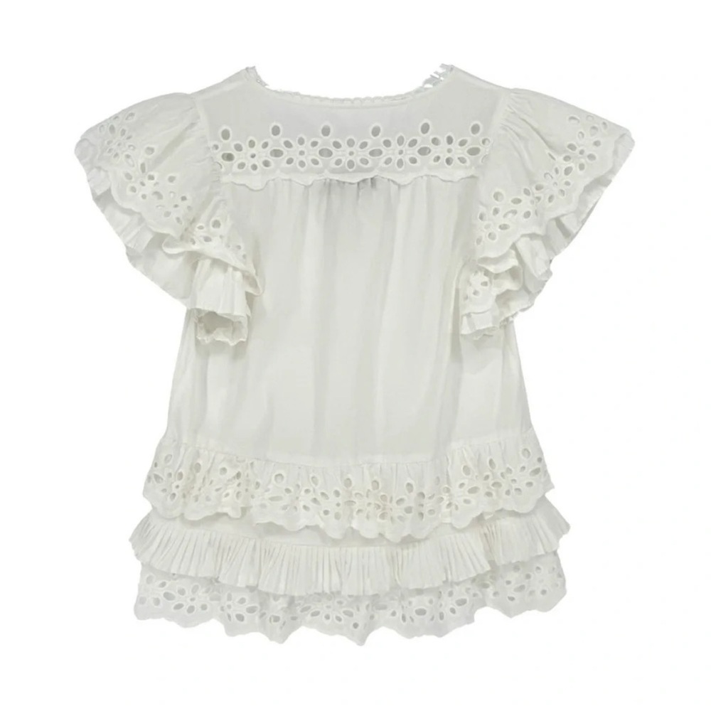 HUNTER BELL Carlton Eyelet Top SIZE XS - Picture 5 of 9